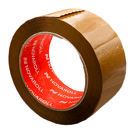 Коричневый скотч 75мм x 66м x 47мкм в Москве и Воронеже